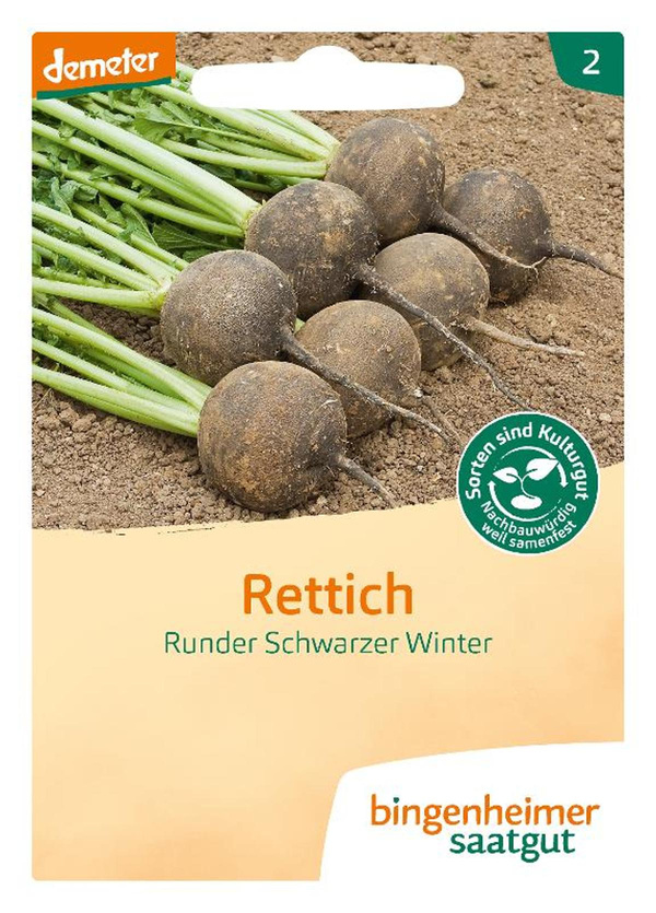 Produktfoto zu Saatgut Runder Schwarzer