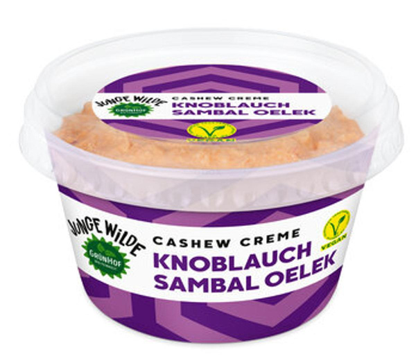 Produktfoto zu Cashew Creme Knoblauch Sambal Oelek  150g
