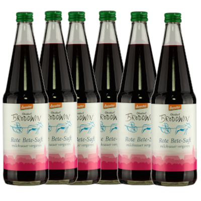 Produktfoto zu Rote-Bete-Saft, 6 x 0,7 l Ökodorf Brodowin