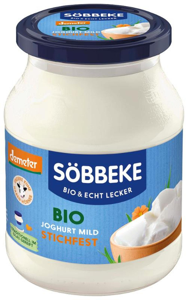 Produktfoto zu Joghurt Sö natur stichfest, 500 g, Söbbeke