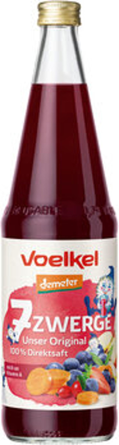 Produktfoto zu Kindersaft 7-Zwerge, 0,7 l Voelkel
