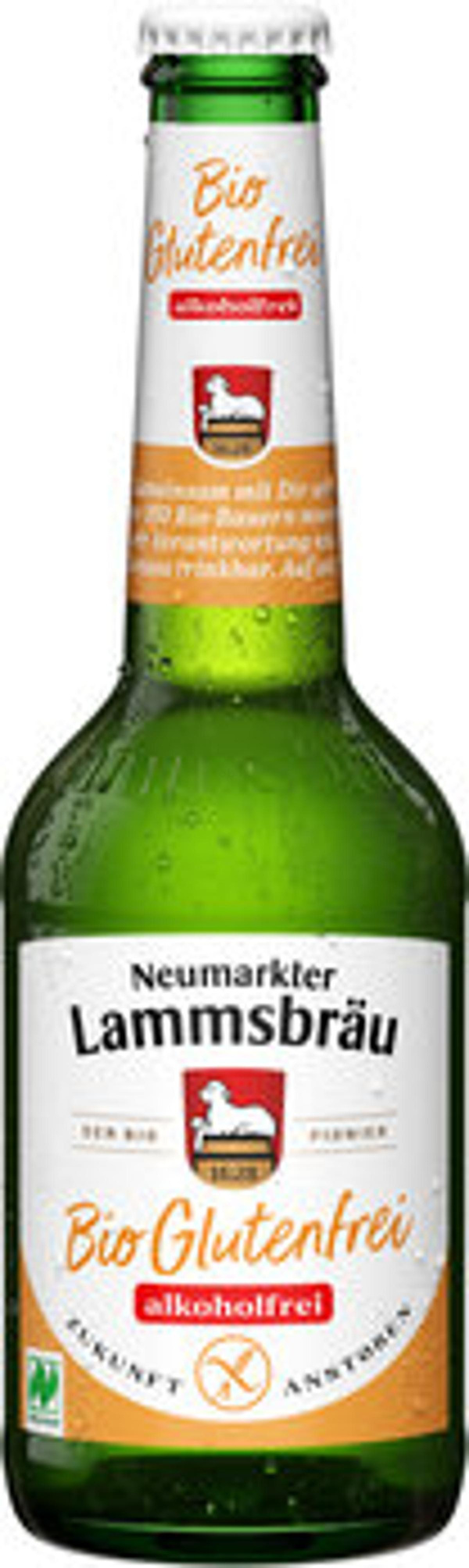 Produktfoto zu Lammsbräu Bier Glutenfrei, alkoholfrei, 0,33 l