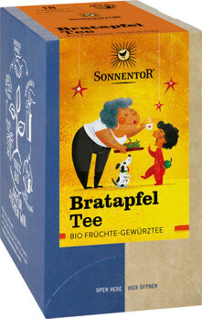 Produktfoto zu Bratapfel Tee, 18 x 2,5 g, Sonnentor
