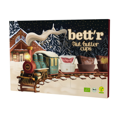 Produktfoto zu Adventskalender Nut Butter Cups, 312 g, Bett'r