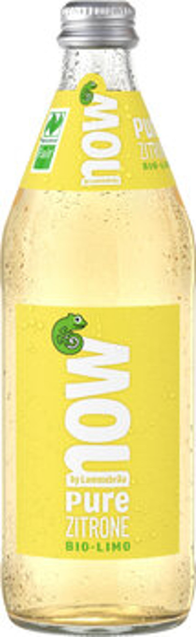 Produktfoto zu now Pure Zitrone, 0,5 l