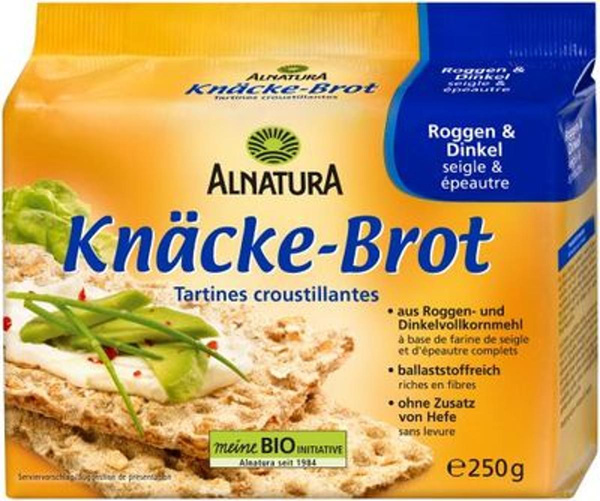Produktfoto zu Knäckebrot Roggen & Dinkel
