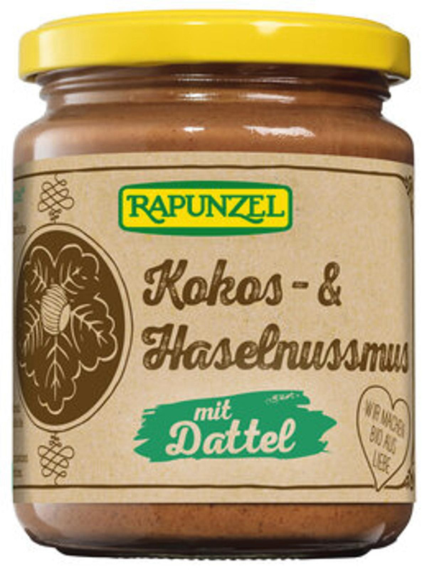 Produktfoto zu Kokos- & Haselnussmus Dattel