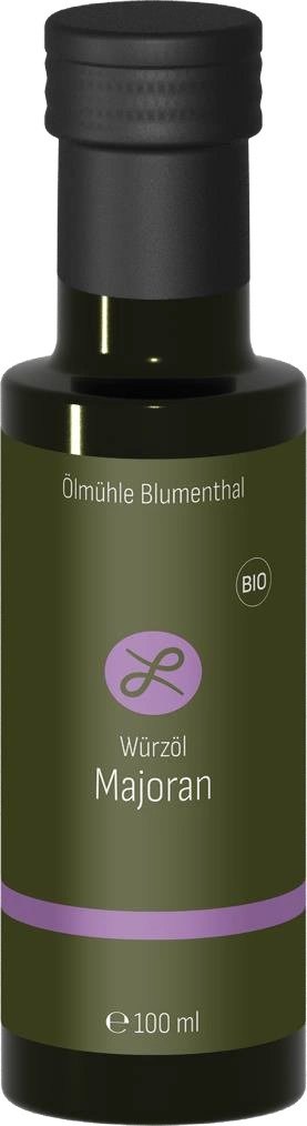 Produktfoto zu Würzöl Majoran, 100 ml, Ölmühle Blumenthal