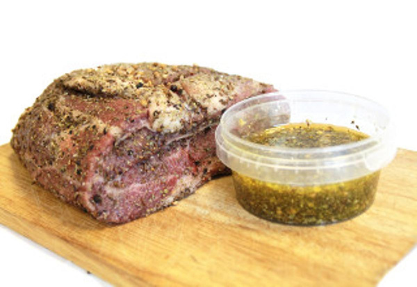 Produktfoto zu Schweinenacken am Stück, mariniert