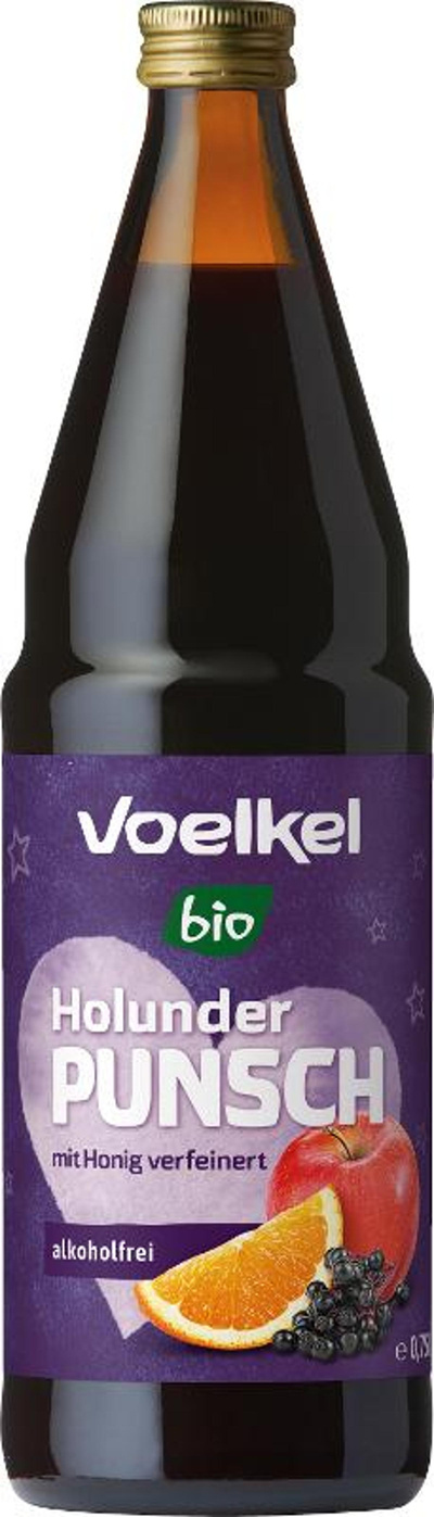 Produktfoto zu Holunderglühpunsch, 0,75 l, Voelkel