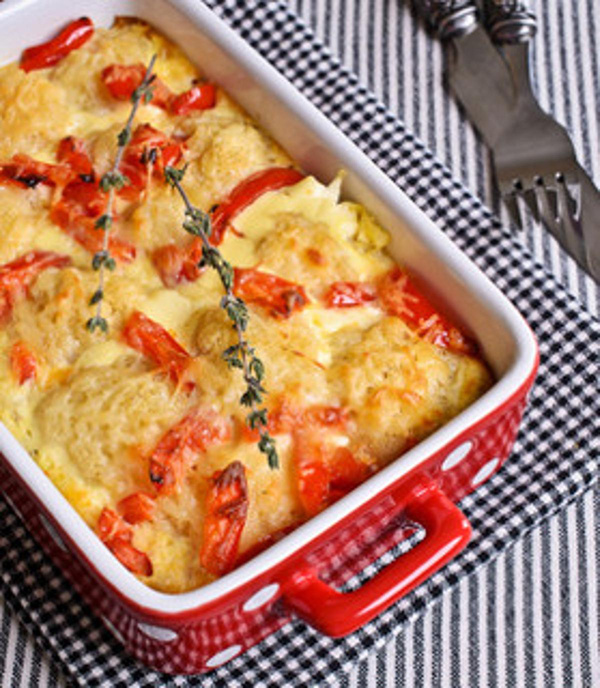 Produktfoto zu Blumenkohl mit Tomaten