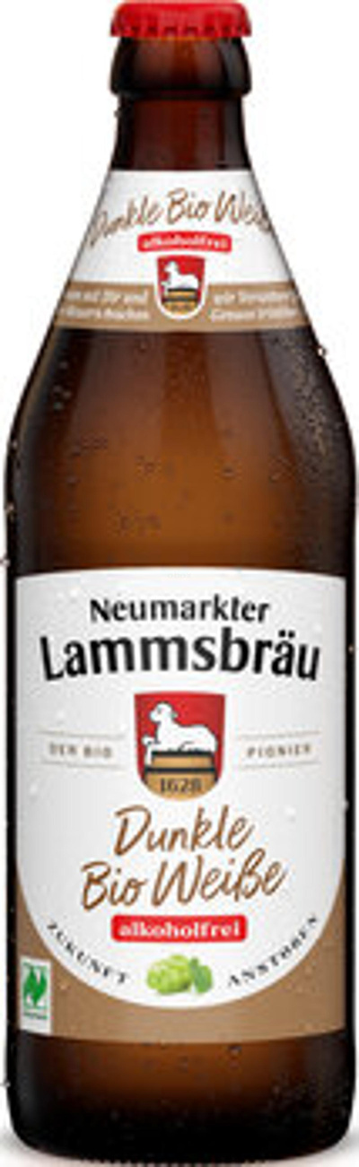 Produktfoto zu Lammsbräu Dunkle Weiße, alkoholfrei, 0,5 l
