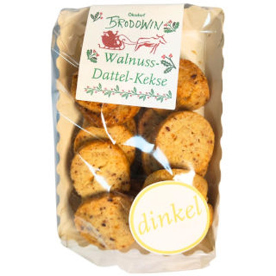Produktfoto zu Dinkel-Walnuss-Dattel-Kekse, 100 g
