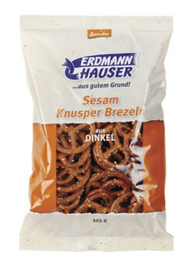 Produktfoto zu Dinkel Knusperbrezeln Sesam, 125 g