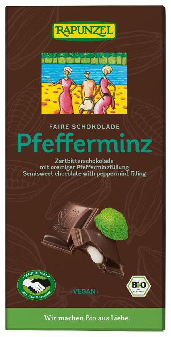 Produktfoto zu Pfefferminz Zartbitter Schoko-