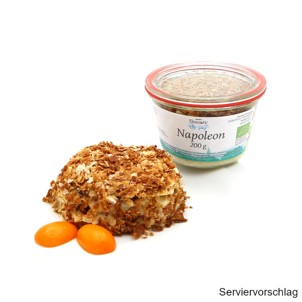 Produktfoto zu Napoleon - Vanille-Buttercreme-Dessert mit Blätterteig, 200 g