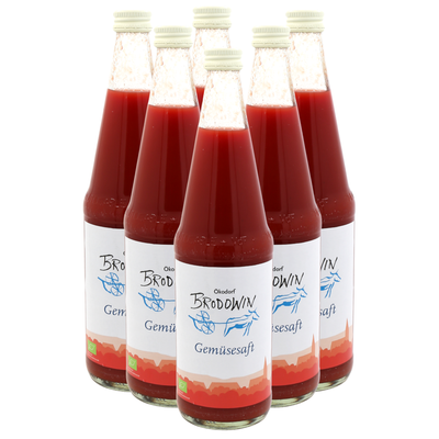 Produktfoto zu Brodowiner Gemüsesaft, 6 x 0,7 l im Kasten