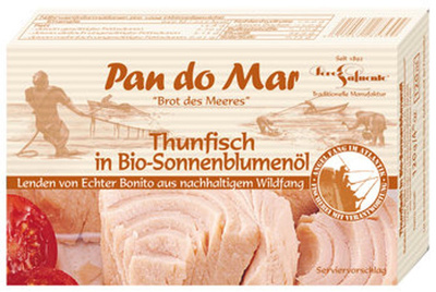 Produktfoto zu Thunfisch in Sonnenblumenöl, 120 g, Pan do Mar