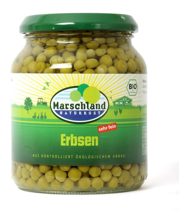 Produktfoto zu Erbsen, fein, 370 ml