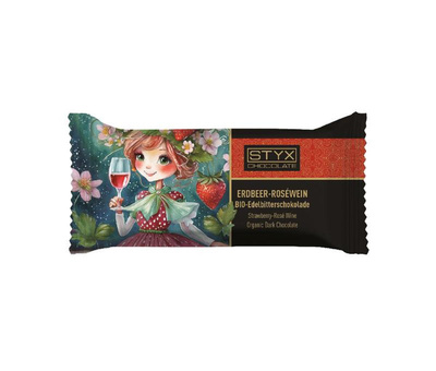 Produktfoto zu Edelbitterschokolade Erdbeere Rosé 70 g