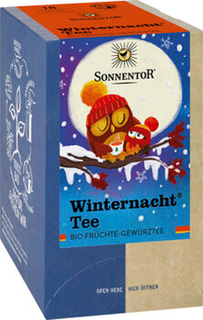 Produktfoto zu Winternacht Früchtetee, 18 x 2,5 g, Lebensbaum