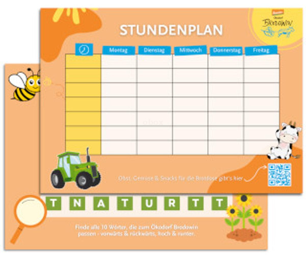 Produktfoto zu Brodowiner Stundenplan