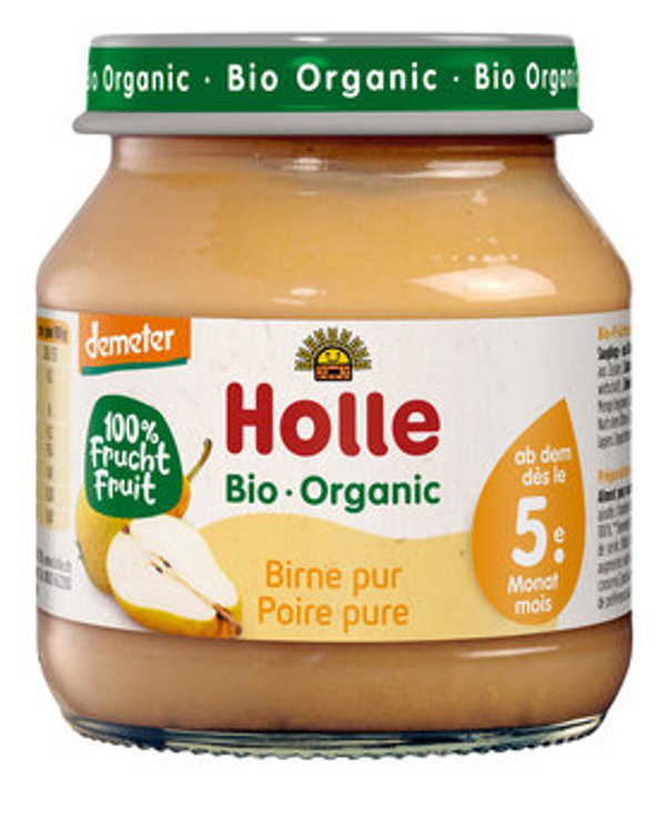 Produktfoto zu Birne pur 125 g Holle