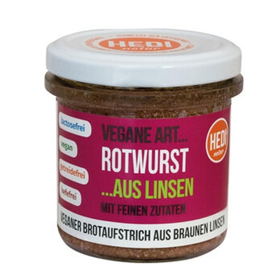 Produktfoto zu Vegane Art Rotwurst mit feinen