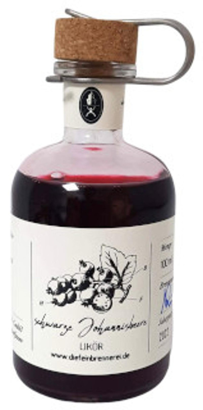 Produktfoto zu Bio-Likör schwarze Johannisbeere