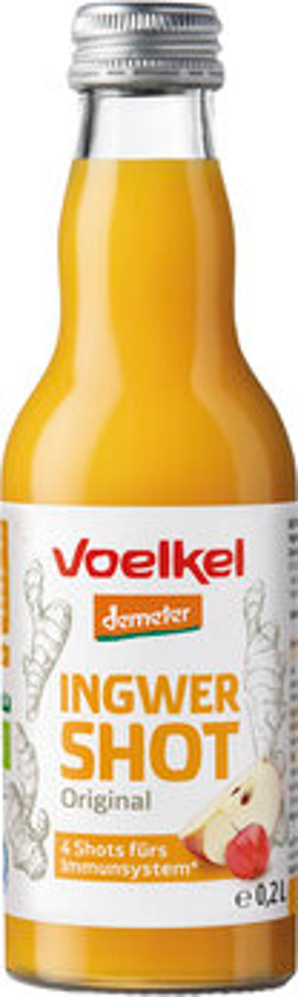 Produktfoto zu Shot Ingwer, 200 ml Voelkel