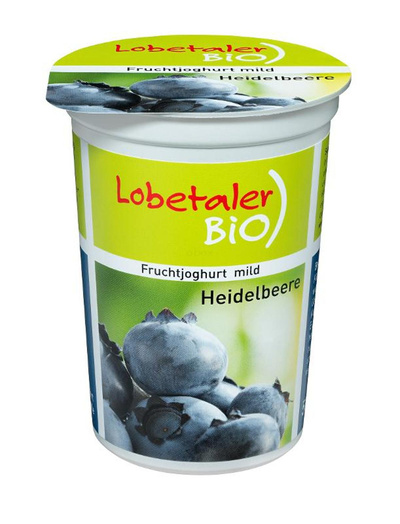 Produktfoto zu Joghurt Heidelbeere 3,7% , 500 g, Lobetaler Bio