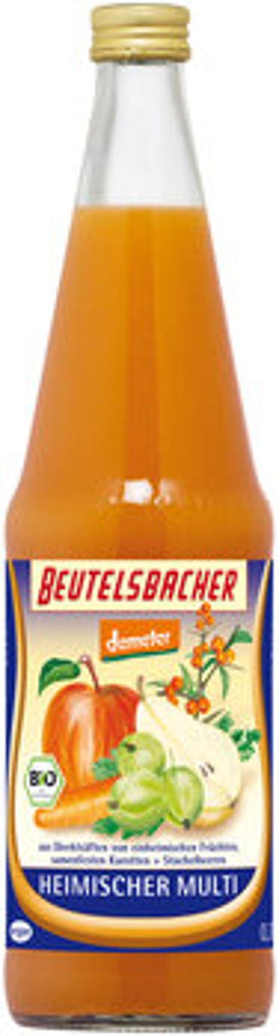 Produktfoto zu Heimischer Multi mit Stachelbeere, 0,7 l Beutelsbacher Fruchtsaftkelterei