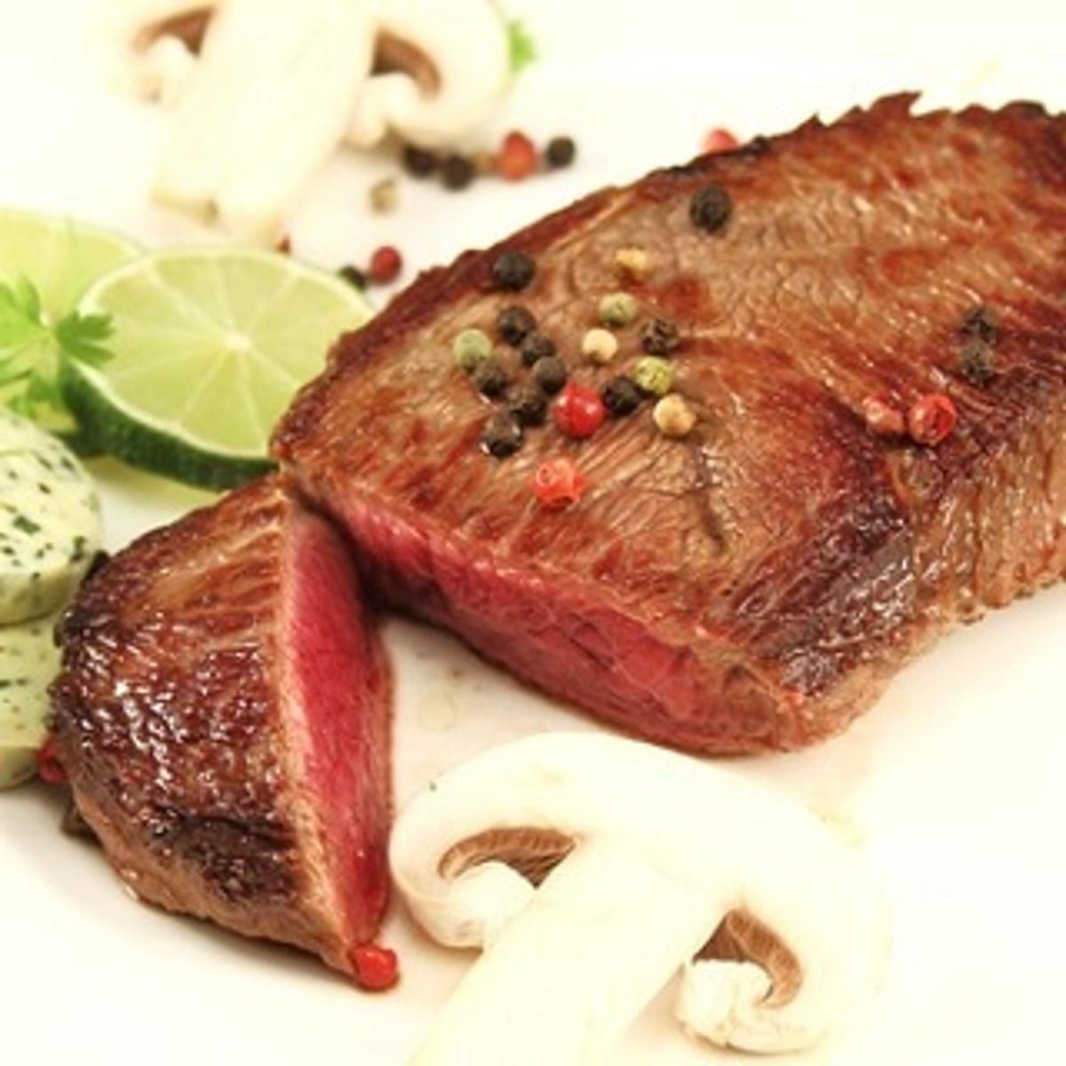 Rumpsteak mit Pellkartoffeln