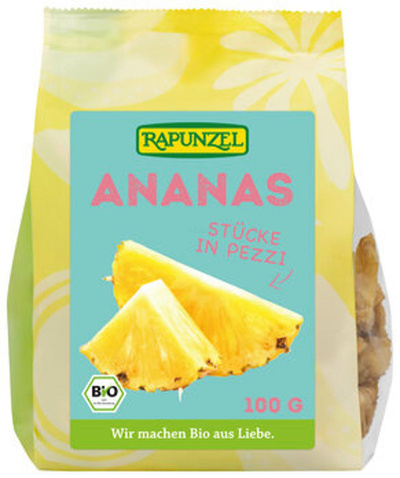 Produktfoto zu Ananas, getrocknet, 100 g