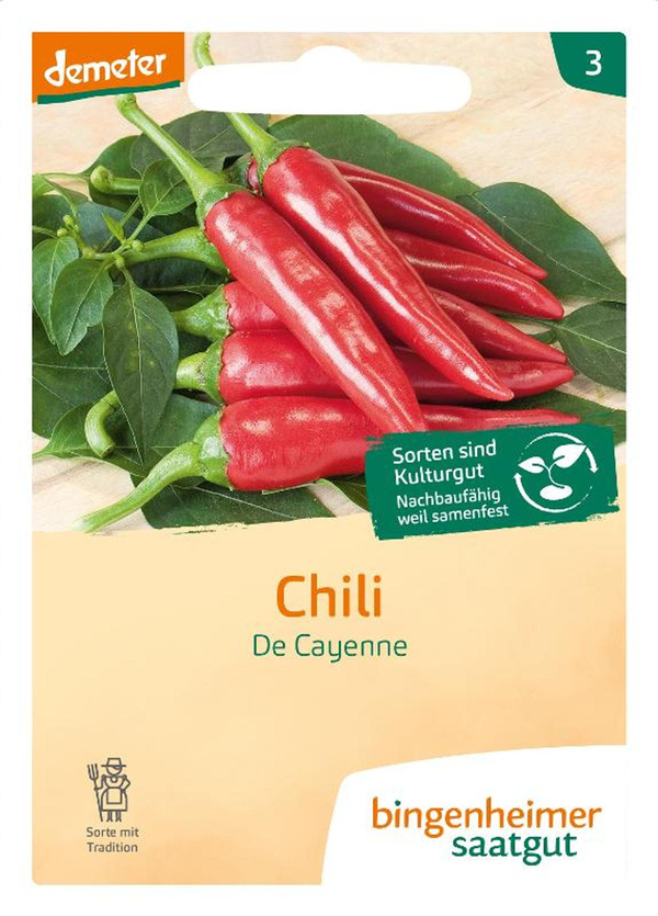 Produktfoto zu Saatgut Peperoni De Cayenne