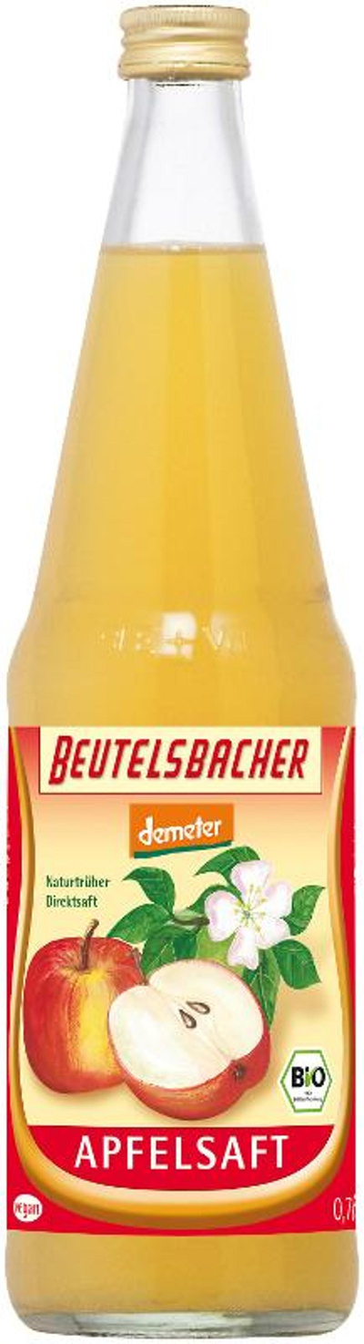 Produktfoto zu Apfelsaft, trüb, 0,7 l Beutelsbacher Fruchtsaftkelterei