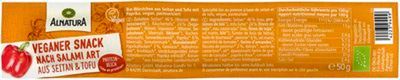 Produktfoto zu Veganer Snack Salami Art