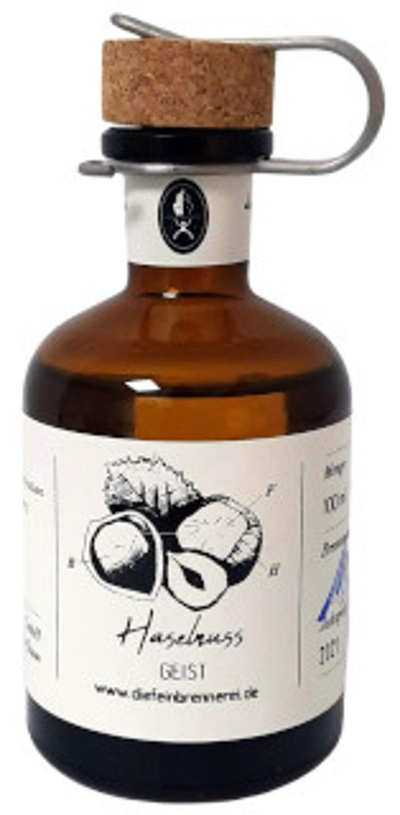Produktfoto zu Bio-Haselnuss Geist 100 ml , Die Feinbrennerei