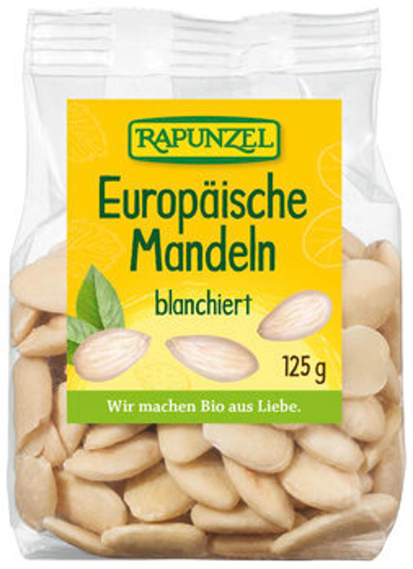 Produktfoto zu Mandeln blanchiert, 125 g