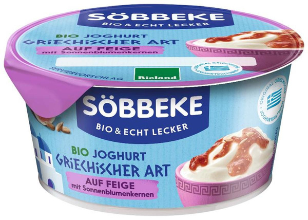 Produktfoto zu Joghurt griechischer Art auf Feige, 150 g, Söbbeke