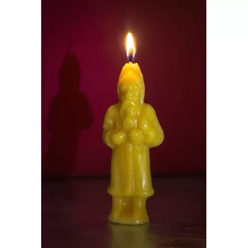 Produktfoto zu Bienenwachskerze Nikolaus, 17 g, Bülowsbest