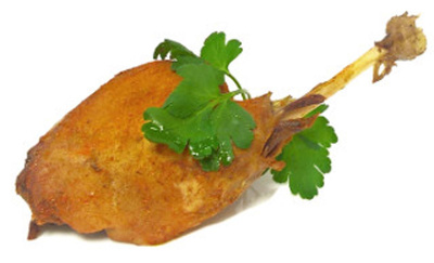 Produktfoto zu Marinierte Entenkeule, 1 Stück