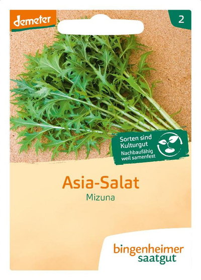 Produktfoto zu Saatgut Mizuna - Asia Salat