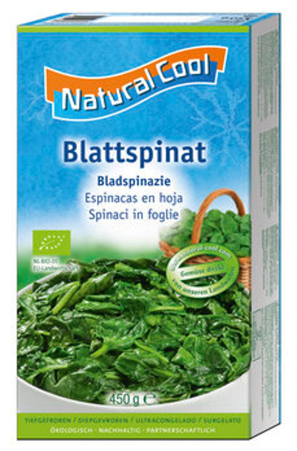 Produktfoto zu Tiefkühlware Blattspinat, 450 g