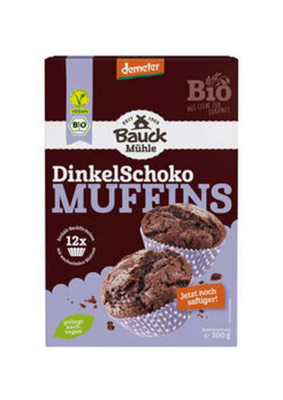 Produktfoto zu Backmischung Dinkel-Schoko-Muffins