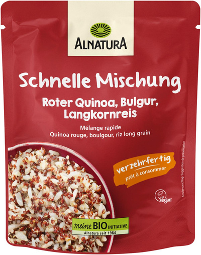 Produktfoto zu Roter Quinoa, Bulgur, Langkornreis 250 g