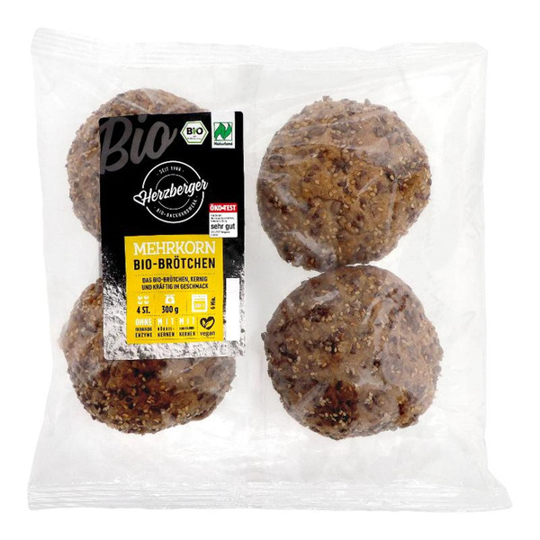 Produktfoto zu Mehrkornbrötchen zum aufbacken, 4 Stück