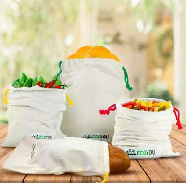 Produktfoto zu Obst- und Gemüsebeutel, 4er