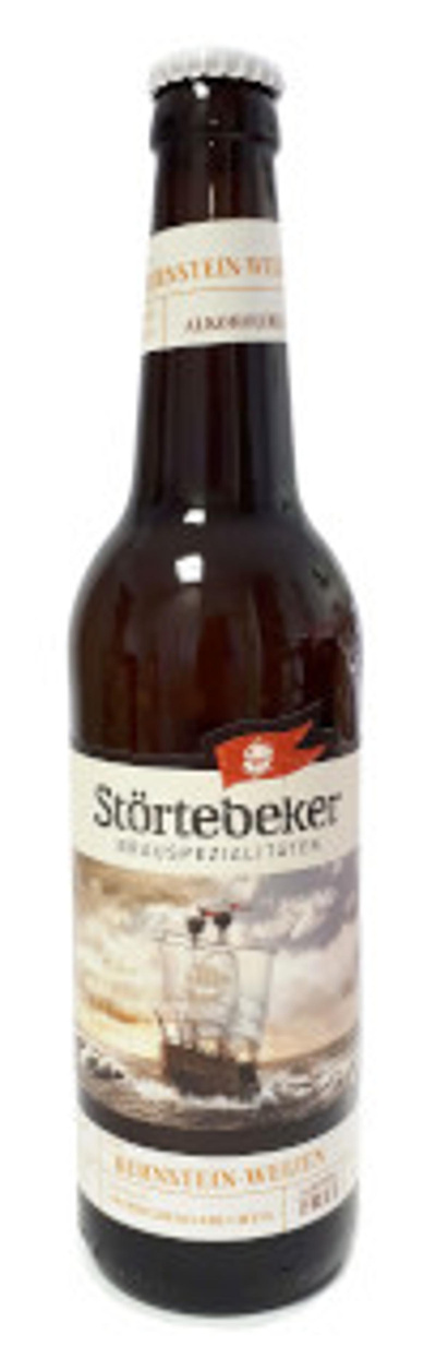 Produktfoto zu Störtebeker Bernstein Weizen alkoholfrei, 0,5 l