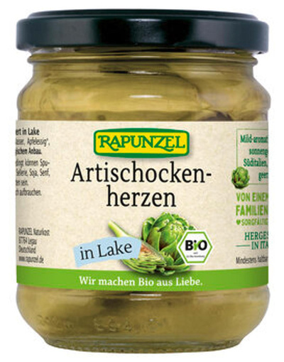 Produktfoto zu Artischockenherzen geviertelt, 200 g, Rapunzel
